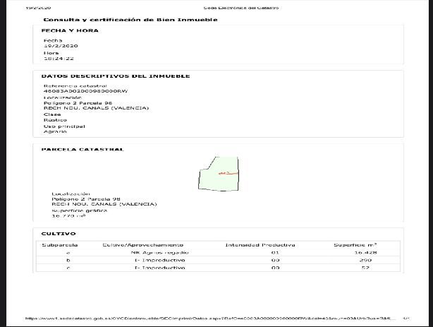 Venta de Terrenos en Canals